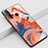 Silicone Frame Fashionable Pattern Mirror Case Cover S01 for Huawei P20 Lite (2019) Orange