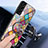 Silicone Frame Fashionable Pattern Mirror Case Cover S01 for Samsung Galaxy S23 Plus 5G