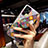 Silicone Frame Fashionable Pattern Mirror Case Cover S01 for Samsung Galaxy S23 Ultra 5G