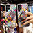 Silicone Frame Fashionable Pattern Mirror Case Cover S01 for Samsung Galaxy S23 Ultra 5G