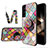 Silicone Frame Fashionable Pattern Mirror Case Cover S01 for Samsung Galaxy S24 5G