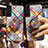 Silicone Frame Fashionable Pattern Mirror Case Cover S01 for Samsung Galaxy S24 5G