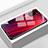 Silicone Frame Fashionable Pattern Mirror Case Cover S02 for Huawei Honor View 30 5G Red