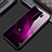 Silicone Frame Fashionable Pattern Mirror Case Cover S02 for Xiaomi Redmi Note 8 Pro Purple