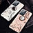 Silicone Frame Fashionable Pattern Mirror Case Cover TB1 for Vivo V23 5G