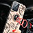 Silicone Frame Fashionable Pattern Mirror Case Cover TB1 for Vivo V23 5G