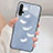 Silicone Frame Fashionable Pattern Mirror Case for Huawei Honor 20S Gray