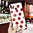 Silicone Frame Fashionable Pattern Mirror Case for Huawei Honor V10 Lite Red