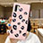 Silicone Frame Fashionable Pattern Mirror Case P01 for Samsung Galaxy Note 10 5G Pink