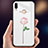 Silicone Frame Flowers Mirror Case Cover for Huawei Nova 3e