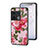 Silicone Frame Flowers Mirror Case Cover for OnePlus 10 Pro 5G