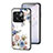 Silicone Frame Flowers Mirror Case Cover for OnePlus 10T 5G