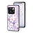 Silicone Frame Flowers Mirror Case Cover for OnePlus 10T 5G