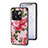 Silicone Frame Flowers Mirror Case Cover for OnePlus 10T 5G