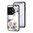 Silicone Frame Flowers Mirror Case Cover for OnePlus 11 5G