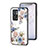 Silicone Frame Flowers Mirror Case Cover for OnePlus 9RT 5G