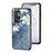 Silicone Frame Flowers Mirror Case Cover for OnePlus 9RT 5G