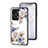 Silicone Frame Flowers Mirror Case Cover for OnePlus Nord 2T 5G