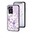 Silicone Frame Flowers Mirror Case Cover for Oppo A57 4G