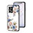 Silicone Frame Flowers Mirror Case Cover for Oppo F21 Pro 4G