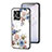 Silicone Frame Flowers Mirror Case Cover for Oppo F21s Pro 4G