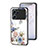 Silicone Frame Flowers Mirror Case Cover for Oppo K10 5G