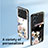 Silicone Frame Flowers Mirror Case Cover for Oppo K10 5G