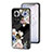 Silicone Frame Flowers Mirror Case Cover for Oppo Reno11 5G