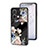 Silicone Frame Flowers Mirror Case Cover for Oppo Reno8 5G