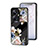 Silicone Frame Flowers Mirror Case Cover for Realme 10 Pro+ Plus 5G