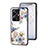 Silicone Frame Flowers Mirror Case Cover for Realme 10 Pro+ Plus 5G