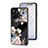 Silicone Frame Flowers Mirror Case Cover for Realme 10T 5G