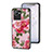 Silicone Frame Flowers Mirror Case Cover for Realme C30