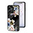 Silicone Frame Flowers Mirror Case Cover for Realme C53