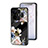 Silicone Frame Flowers Mirror Case Cover for Realme GT Neo6 5G Black
