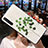 Silicone Frame Flowers Mirror Case Cover for Realme X50 5G Green