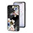 Silicone Frame Flowers Mirror Case Cover for Samsung Galaxy M13 4G