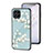 Silicone Frame Flowers Mirror Case Cover for Samsung Galaxy M53 5G