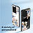 Silicone Frame Flowers Mirror Case Cover for Vivo iQOO Neo7 5G