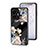 Silicone Frame Flowers Mirror Case Cover for Vivo iQOO Z6 Lite 5G