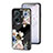 Silicone Frame Flowers Mirror Case Cover for Vivo iQOO Z6 Pro 5G