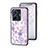 Silicone Frame Flowers Mirror Case Cover for Vivo iQOO Z6 Pro 5G