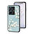 Silicone Frame Flowers Mirror Case Cover for Vivo iQOO Z6 Pro 5G