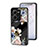 Silicone Frame Flowers Mirror Case Cover for Vivo V25 5G