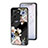 Silicone Frame Flowers Mirror Case Cover for Vivo V25 Pro 5G