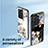 Silicone Frame Flowers Mirror Case Cover for Vivo V25 Pro 5G