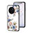 Silicone Frame Flowers Mirror Case Cover for Vivo X90 5G