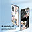 Silicone Frame Flowers Mirror Case Cover for Vivo Y02S