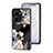 Silicone Frame Flowers Mirror Case Cover for Vivo Y16