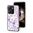 Silicone Frame Flowers Mirror Case Cover for Xiaomi Redmi 13C